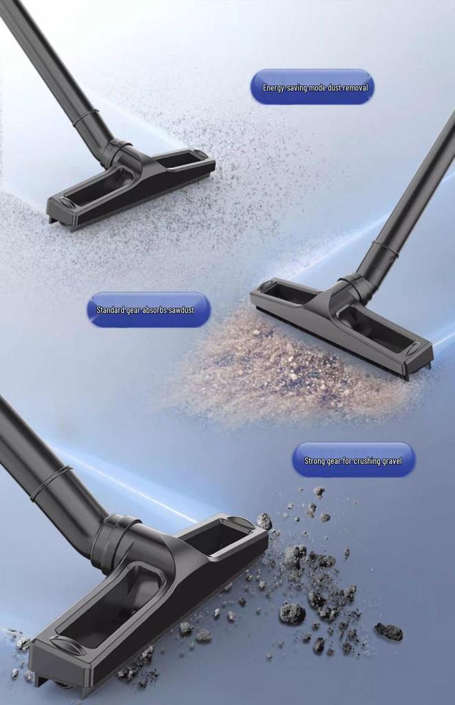 High Suction Vacuum Cleaner for Wet/Dry Use - Ideal for Initial and Grout Cleaning, Car Washing, and Industrial Needs