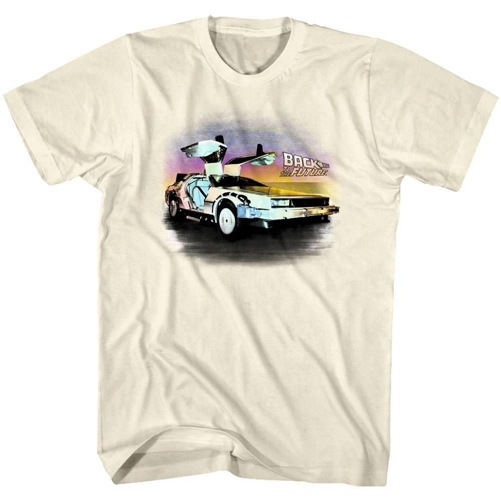 Back to The Future Chrome Car Men T Shirt XXXXL