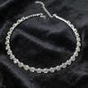 Cross-border Rhinestone Bride Choker: Multi-layer Shining Round Necklace