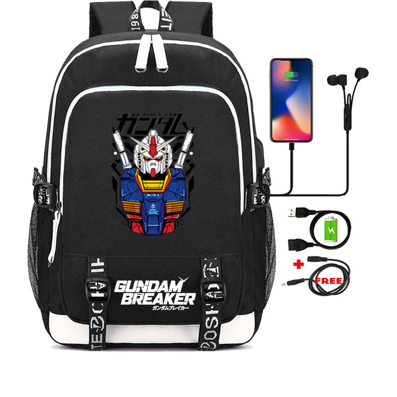 Imprimare Anime Casual Rucsac Umeri Pachet Genți pentru Fete Rucsac Laptop Mochila Rucsaci pentru studenți Rucsac