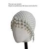 Exquisite Perlenquasten Kopfschmuck Handgefertigter Damenhut Mode Perlenquasten Haarhut Für Damen