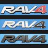 ADD1 RAV4 Emblem Car Trunk Suitcase Sticker RAV4 Car Logo Is Suitable for RAV4 Car Decoration Refit Parts Accessory 3D ABS