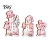 Christmas Gift for Kids 3PCS Snowman Wooden Ornaments, Decorative Cute Festive Figures, Rustic Holiday Ornaments High-definition Printing Crafts Table