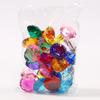 100-200Pcs Acrylic Fake Diamonds-DIY Jewelry Making Accessories Home Decor & Children's Treasure Gem | Crystal-Like Diamond Bits