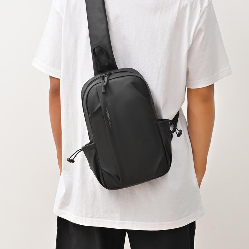 Geantă de piept pentru bărbați Sport Ușoară Geantă de mână Culoare solidă Geantă crossbody