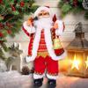 Seasonal Santa Decor Battery Operated Dancing Santa Claus Toy Singing Plush Father Christmas Doll Desktop Decoration Party