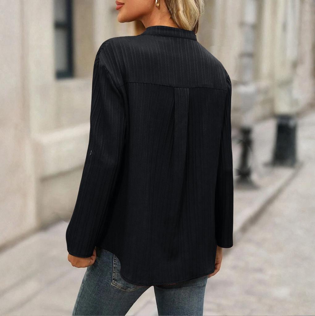 Women's Fashionable Casual Solid-color Top