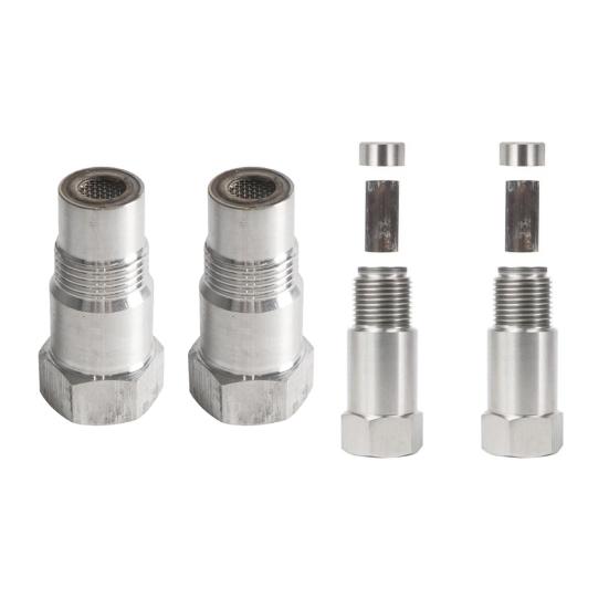 Stainless Steel Extension Fitting with Filter Screen M18x1.5 Oxygen Sensor Adapter