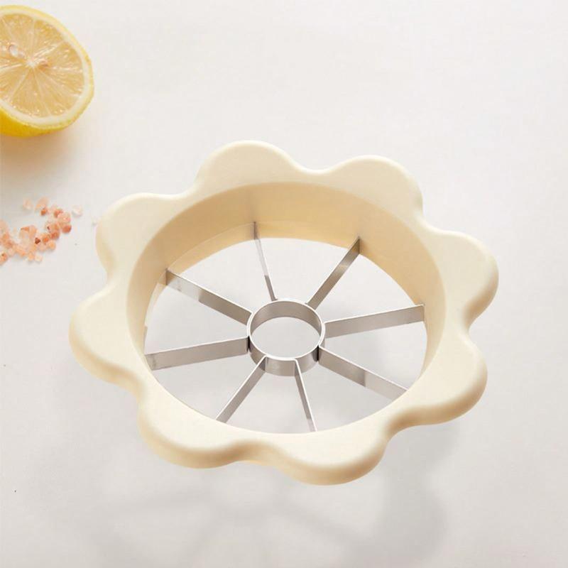 1pc Stainless Steel Flower Shaped Apple Cutter, Multifunction Fruit Corer & Divider, Household Kitchen Fruit Cutting Tool