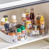 Multipurpose Rotating Kitchen Shelf: Beverage and Seasoning Storage Box
