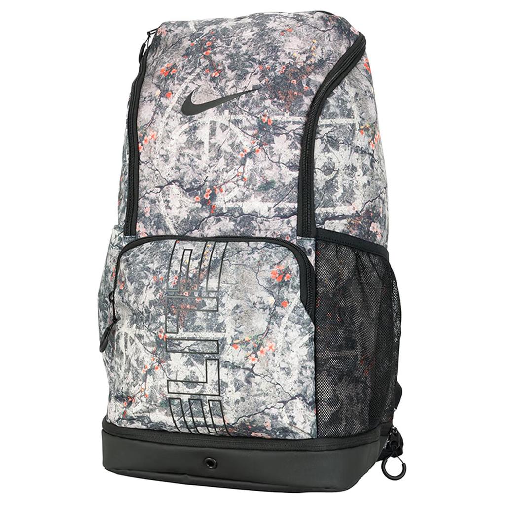 Nike 33L Simple Large Capacity Fabric Backpack Medium Size Unisex Backpacks Cream Black IH7965-236