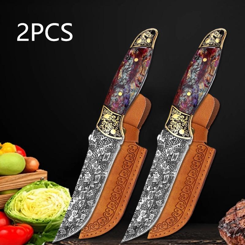 WXCOO Fleischzerlegemesser Edelstahl Kochklinge Exquisite Küchenmesser Obst Gemüse Schneiden Metzger Messer