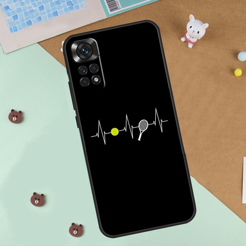 

Tennis Ball Rackets Case For Xiaomi Redmi Note 13 14 9 10 11 12 Pro 10S 11S 12S Cover For Redmi 13C 10C 12C 14C Redmi 14C