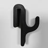 Bathroom Hook Wall Mount Rack Easy Installation Space-Saving Design Decorative Hook Stand Multi-Purpose Organizer for 8mm Glass