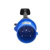 For Tesla 3 Pin Blue CEE Adapter Tesla Model S,3,X,Y Gen 2 Ev Charger Extension Cord Connector 240V Outlet at 32A 10 Inch