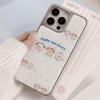 Zhitai Electroplated Silver Edge Drip Glue Case for iPhone 16/15/14 Pro Max/15 Plus