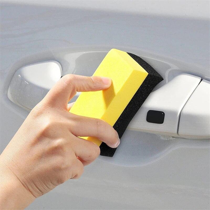 Tire Polishing Wax Sponge Detail Applicator Sponge Tire Cleaning and Wiping Cleaning Tool