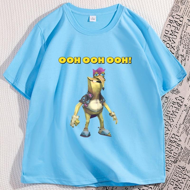 

Ooh Funny Meme T Shirt Casual Cotton Smiling Parody for Friends Joke Tee Y2k Cotton Short Sleeve Round Neck Tshirt Clothing 4XL