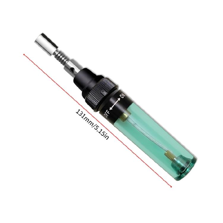 Pen Type Gas Soldering Iron Tool Instantly Flame Heat Up 1300℃ Feature Ideal for Emergency Fixes Field Repairs Tool