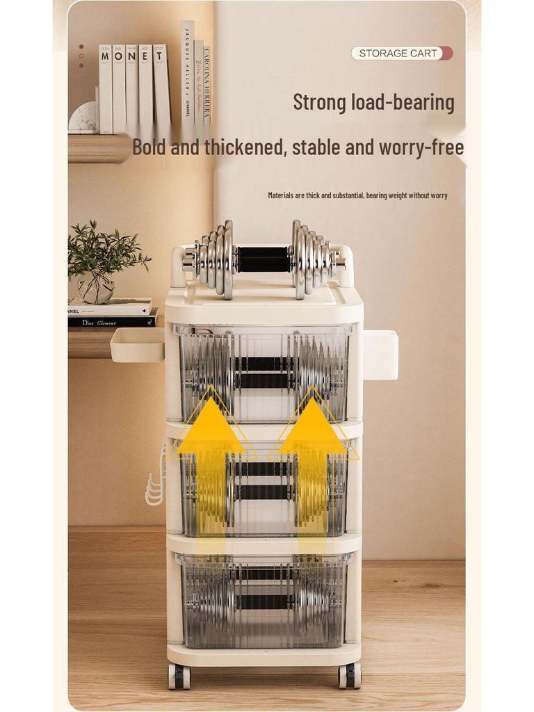 Compact Multi-Layer Floor Snack & Toy Storage Rack