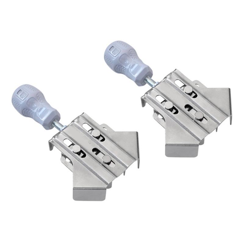 

90 Degree Corner Clamp,Stainless Steel Right Angle Clamps for Woodworking, Welding, Carpentry Photo Frame