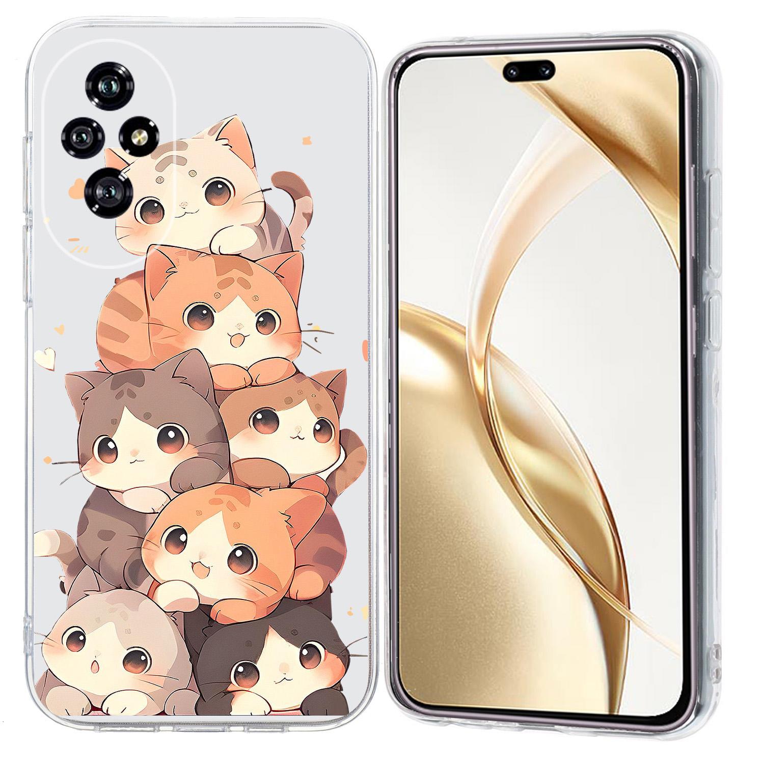 

For Honor 200 Pro 5G Case Pattern Printing Shockproof Soft TPU Phone Cover C