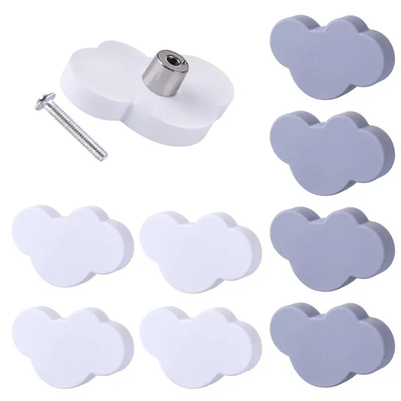 Maniglia per Mobili Nuvola Bianca Maniglie Carine Cartoni Animati Pomelli Decorazione Stanza per Bambini Armadietti Maniglia per Cassetto Armadio Vendita all'Ingrosso