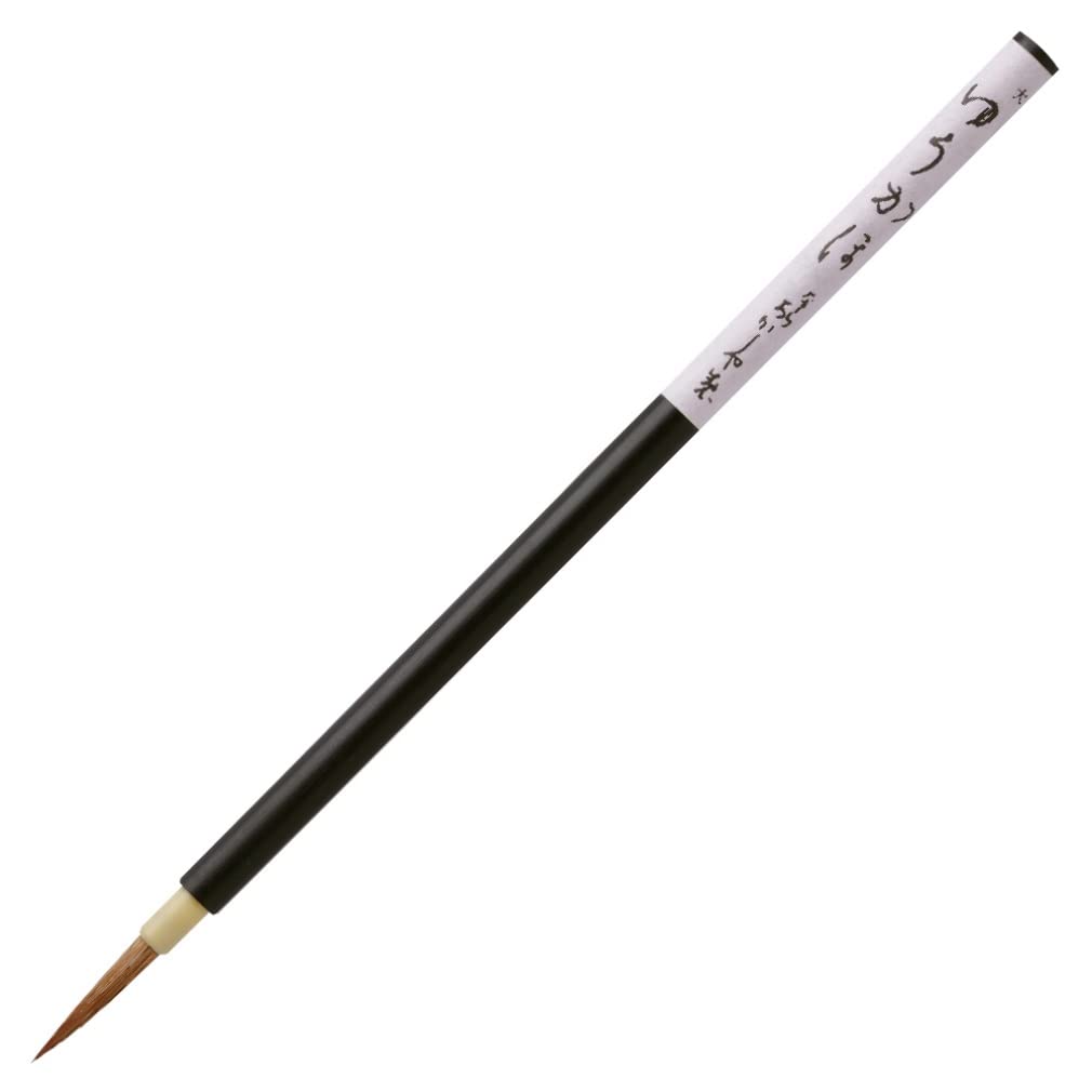 

Akashiya Fine Calligraphy Brush Yugaho Large Diameter for Kana 4.5mm AS-120