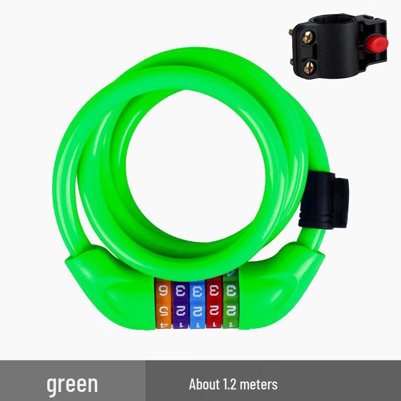 GEETHA 5-Digit Password Cycling Cable Lock