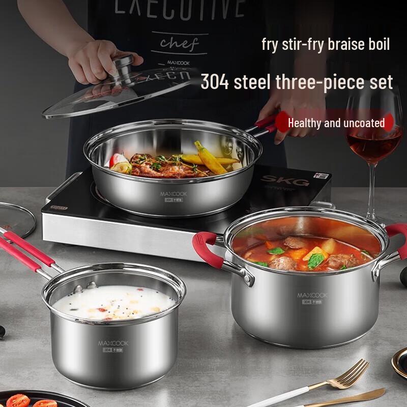 MAXCOOK Full of Fortune 4-Piece Cookware Set