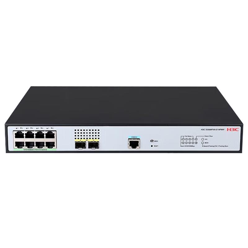 H3C S5008PV6-EI-HPWR Gigabit PoE Managed Network Switch