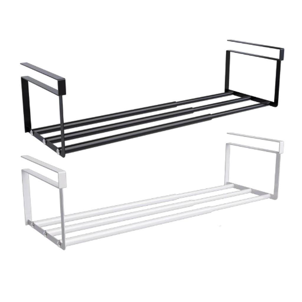 Under Shelf Rack Storage Rack Under Desk Book Storage Retractable for Cabinet for Wardrobe Cupboard Bookcase