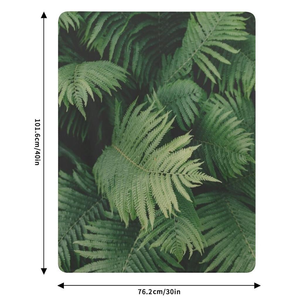 Fern Throw Blanket Cozy Warm Blanket for Bed Room Decor