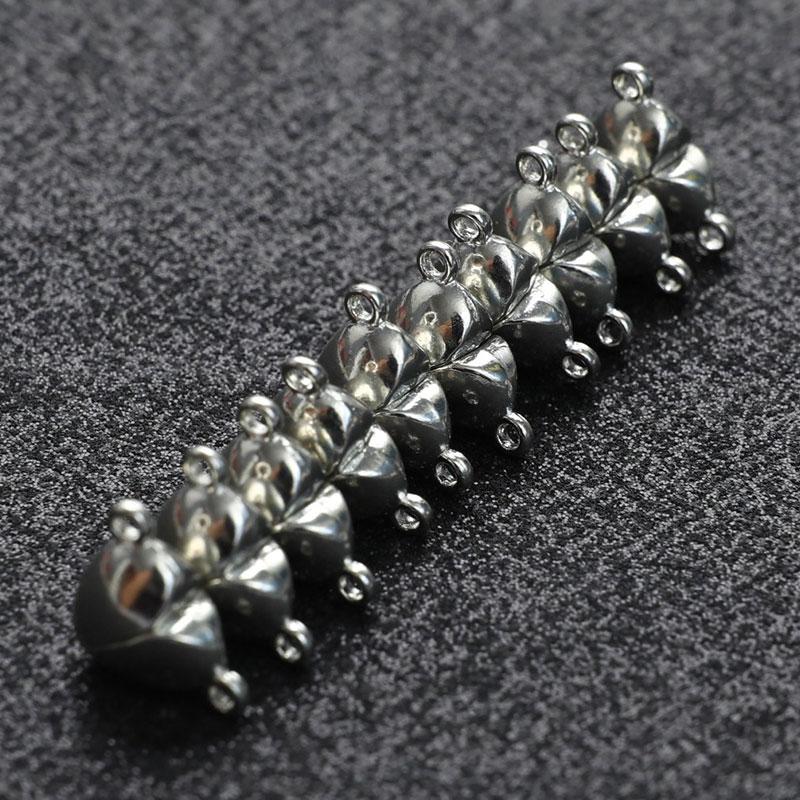 10ks Slitina mědi Láska Magnetický konvertor spony Přívěsek Náramek Náhrdelník Přívěsek