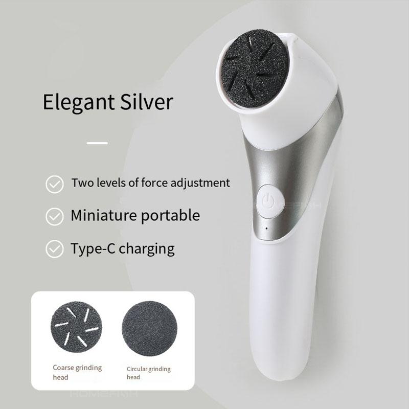 Electric Foot File Callus Remover Rechargeable Heel Cracked Dead Skin Scrubber Professional Foot Grinder Pedicure Machine Tools