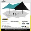 Octagonal Vinyl Camping Canopy: Thickened, Portable Sunshade & Rainproof Butterfly Awning