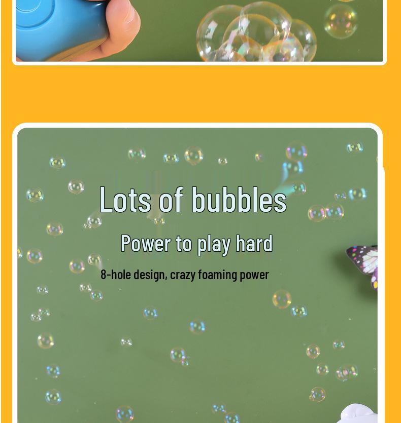 Electric Cartoon Rabbit Bubble Blowing Toy for Kids