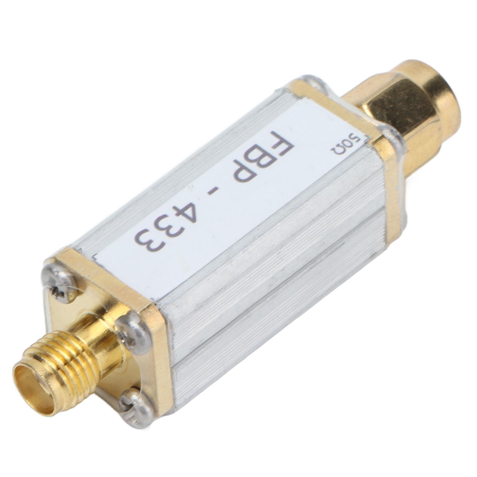 

Смугопропускний фільтр Модуль SMA Інтерфейс Ультрамалий 50 Ом 433(400 475)МГц FBP‑433