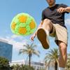 Soccer Sandbags, Soft Plush Football Sack with Spiral Fill, Portable Stress Relief Toy for Kids Adults for Outdoor Fun Foot Coordination Training