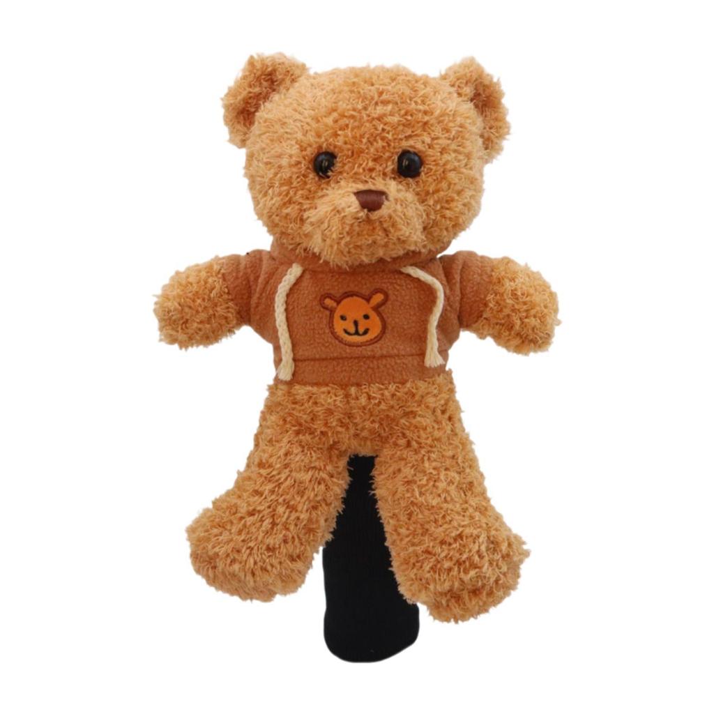 Golf Wood Headcover Golf Training Supplies Cartoon Protective Sleeve Funny Driver Headcover for Women Golfer Adults Lovers Kids