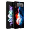 Baseball Sport Case For Samsung Galaxy Z Flip 7 6 5 4 3 Z Flip7 Flip6 Flip5 Flip4 5G Phone Cover Flip3 Folding Coque