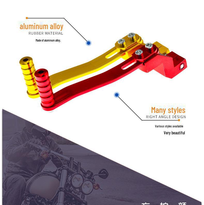 Univerzální příslušenství řadicí páky motocyklu
