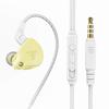 QKZ CK5 Wired Earphones In-Ear Headphones with Mic Volume Control HiFi Stereo Sound Deep Bass Tangle-Free for Phone Laptop PC