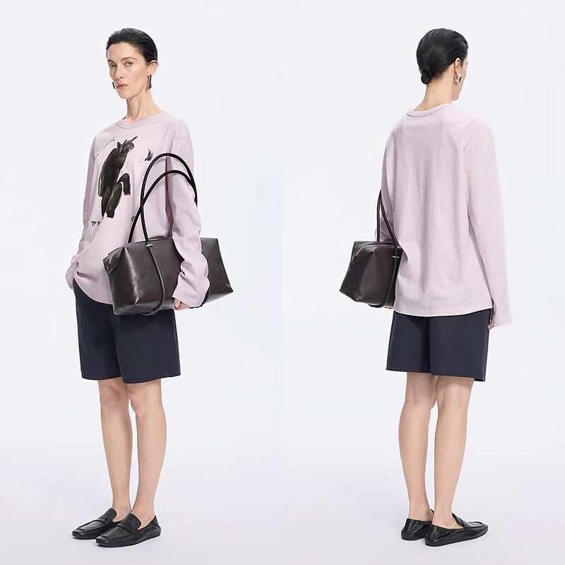 JNBY 2026 Spring New Loose Cotton Long-Sleeve T-Shirt