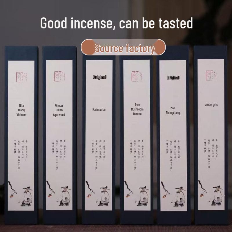 Goose Pear Chen Xiang Incense Sticks for Indoor Use with Sandalwood and Dragon's Saliva Fragrance.