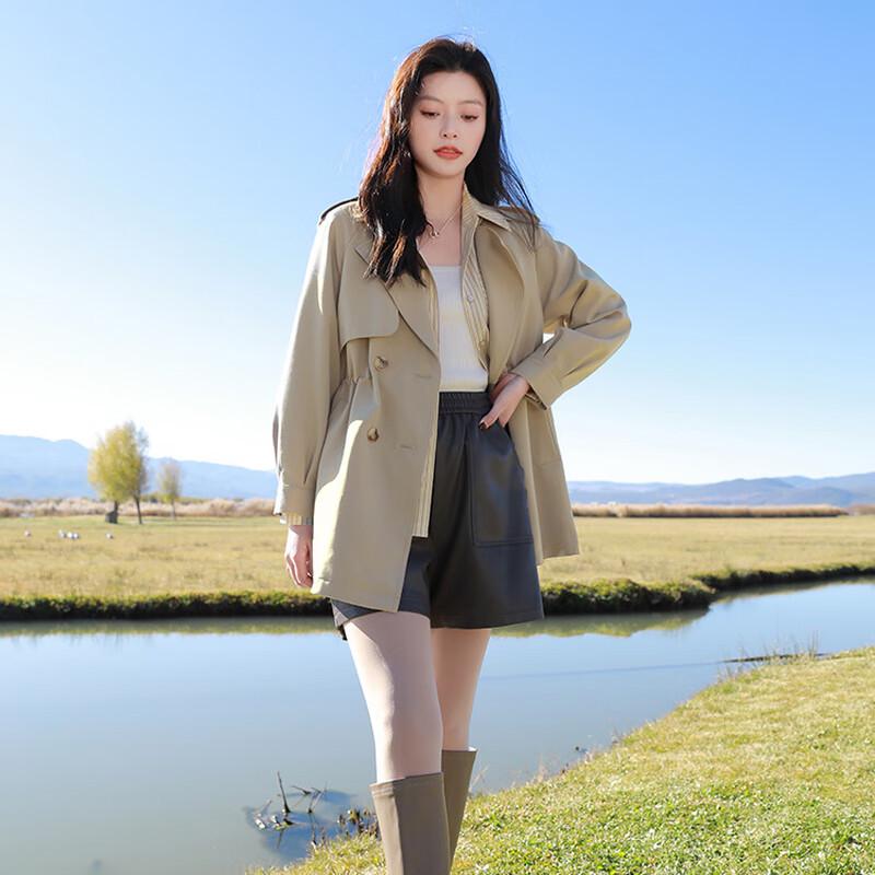 

Женское элегантное зимнее пальто-тренч миди большого размера 2024 3XL