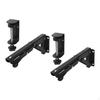 2Pcs Keyboard Tray Brackets for Under Desk - Adjustable Height Extension Shelf Computer
