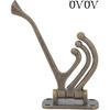 OVOV Rustic Tirple Swivle Hook Zinc Alloy Wall Mounted Coat Hook Multifunctional Foldable Decoration Robe Hook(Antique Bronze)