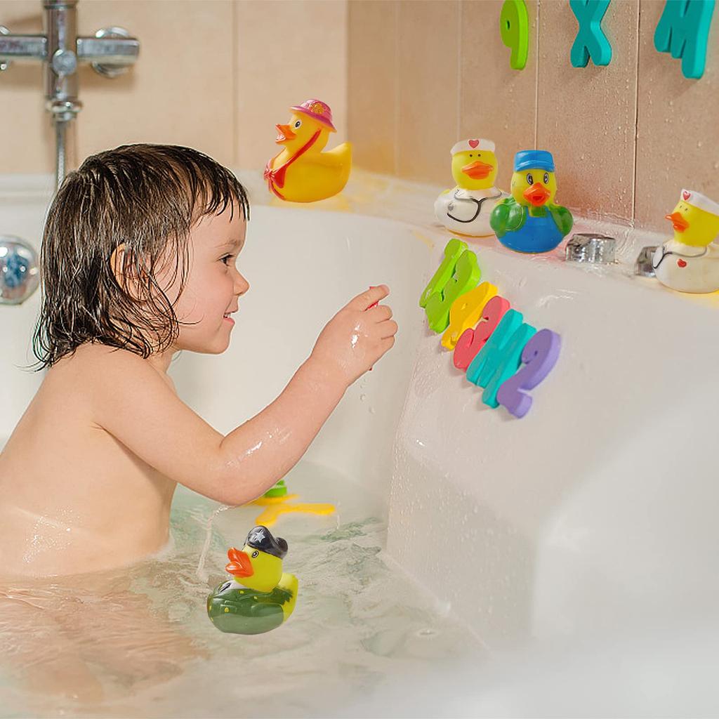 50/100/150Pcs Rubber Duck For Jeeps Ducking 2" Bulk Floater Duck For Kids - Baby Bath Toy Assortment - Party Favors, Birthdays,