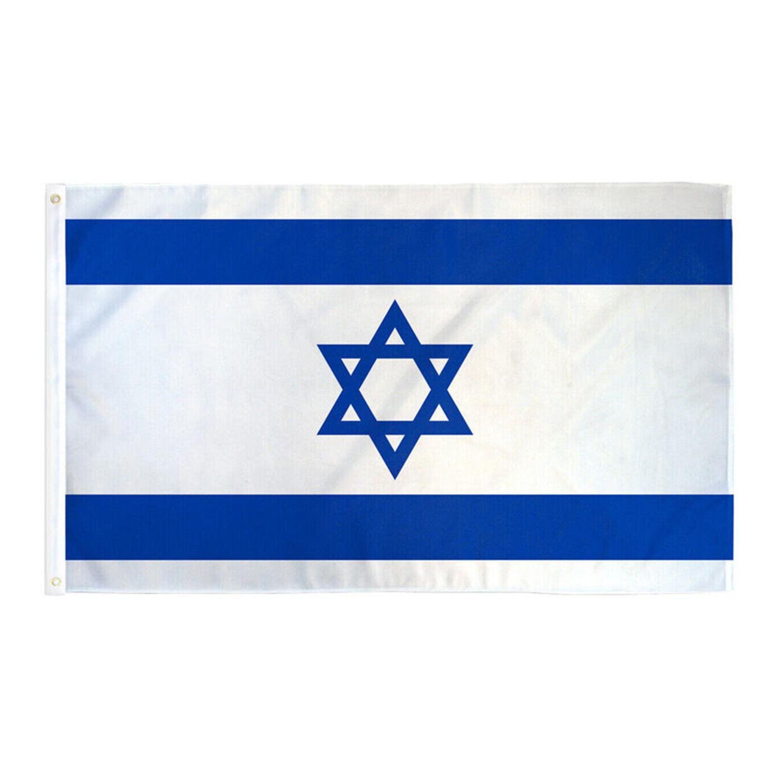 

90X150см Национальный флаг Израиля Подвесной Износостойкий Полиэстер ISR IL Израильские Национальные Флаги Баннер Для Домашнего Декора 60x90см 60x90cm